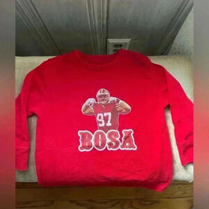 San Francisco 49ers Bosa 97 graphic long sleeve boys 3T NFL football Sunday